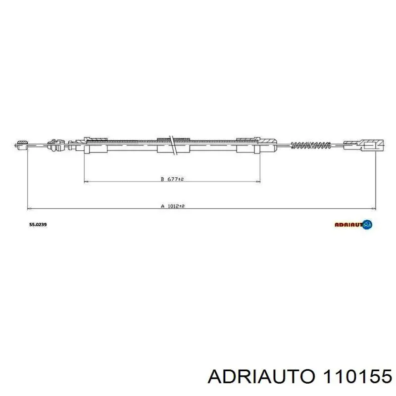 Трос зчеплення Adriauto 110155 ціна, від 6.29 USD