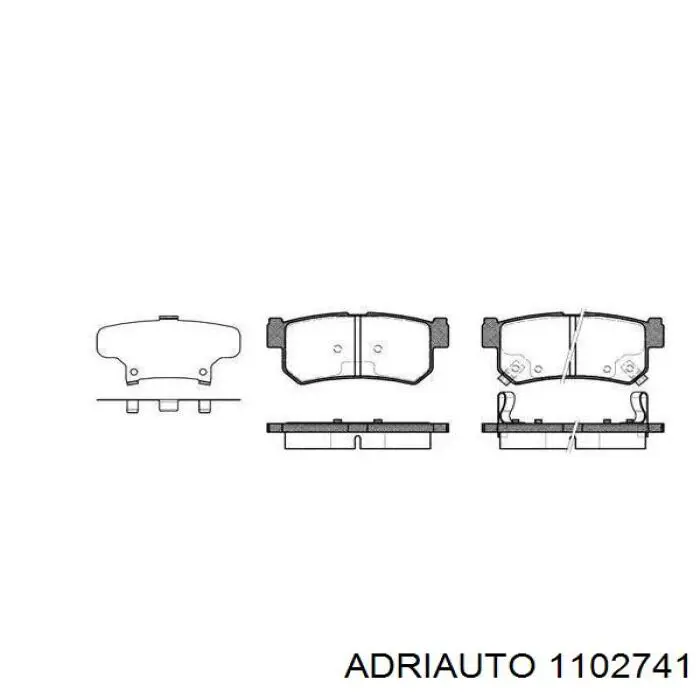 Купити 1102741 Adriauto Трос ручного гальма передній