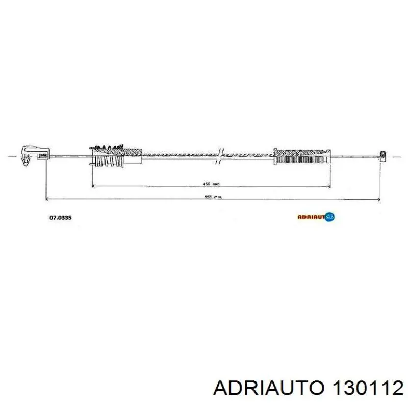 Трос зчеплення 130112 Adriauto