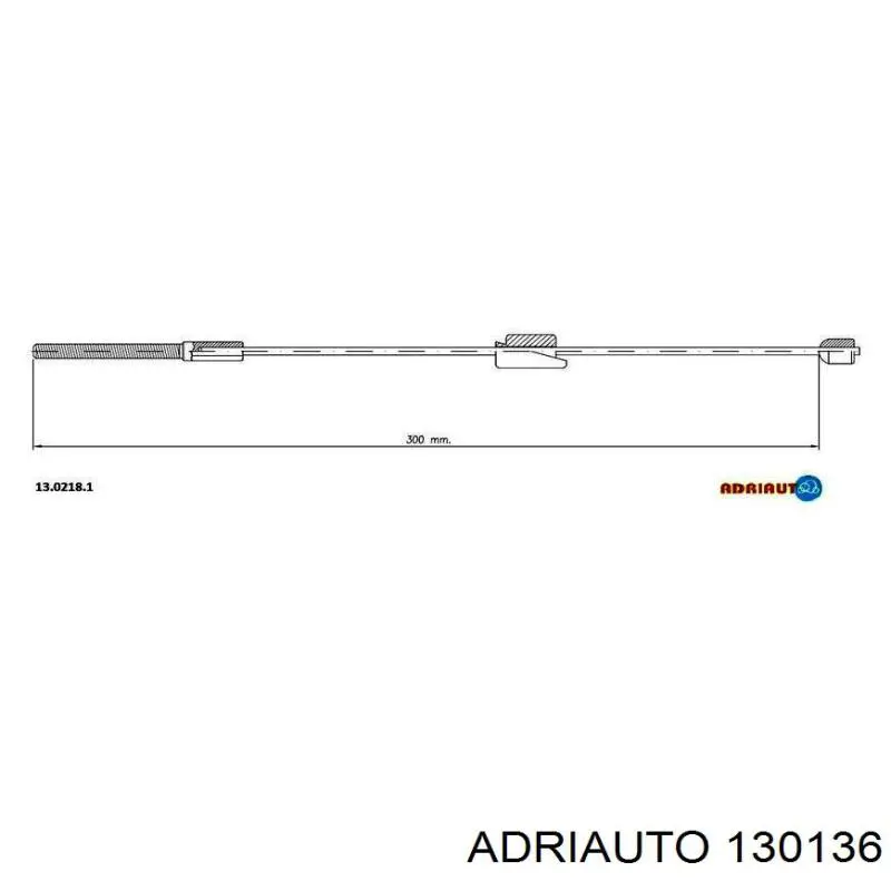 Трос зчеплення Adriauto 130136 ціна, від 6.43 USD