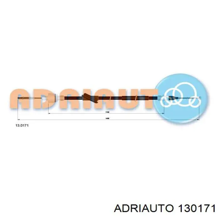 130171 Adriauto трос зчеплення