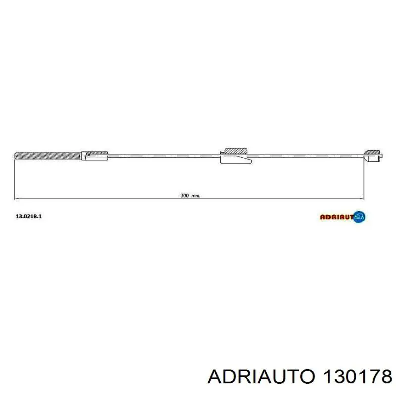 130178 Adriauto трос зчеплення