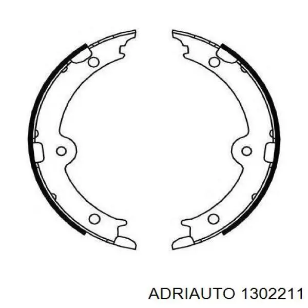 Трос ручного гальма задній, правий/лівий Adriauto 1302211 ціна, від 3.22 USD
