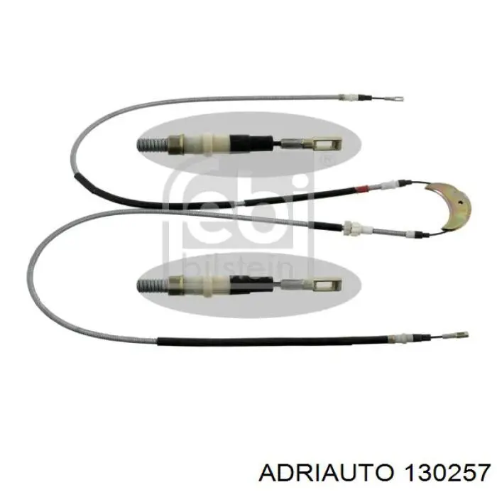 Трос ручного гальма задній, правий/лівий Adriauto 130257 ціна, від 22.96 USD
