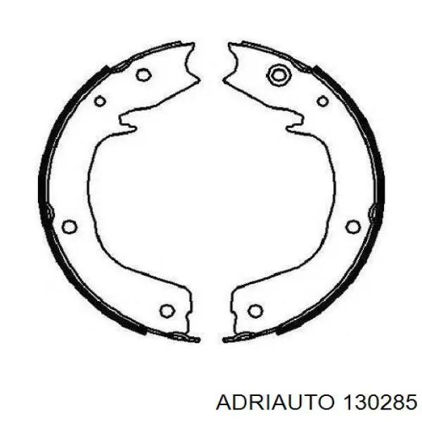 130285 Adriauto трос ручного гальма задній, правий/лівий
