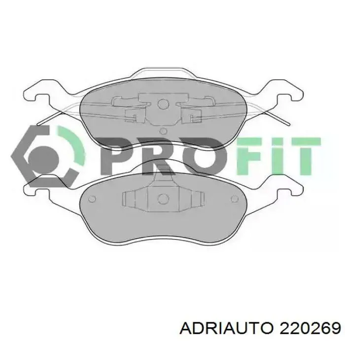 Трос ручного гальма задній, правий AD220269 Adriauto