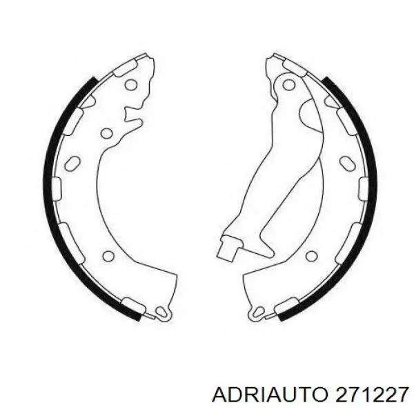 Шланг гальмівний задній Adriauto 271227 ціна, від 4.08 USD