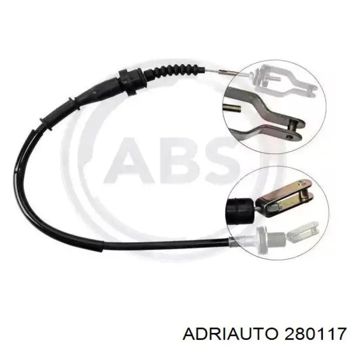 Трос зчеплення Adriauto 280117 ціна, від 14.45 USD