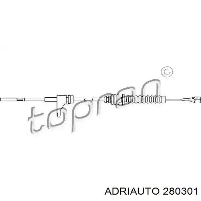 Купити AD280301 Adriauto Трос газу