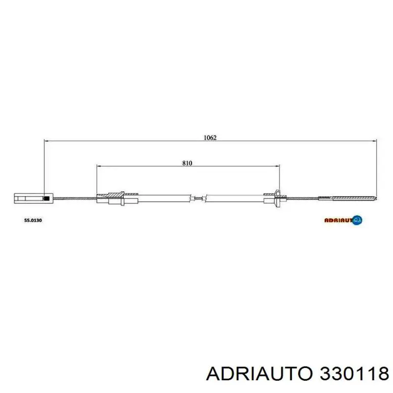 Трос зчеплення Adriauto 330118 ціна, від 6.49 USD