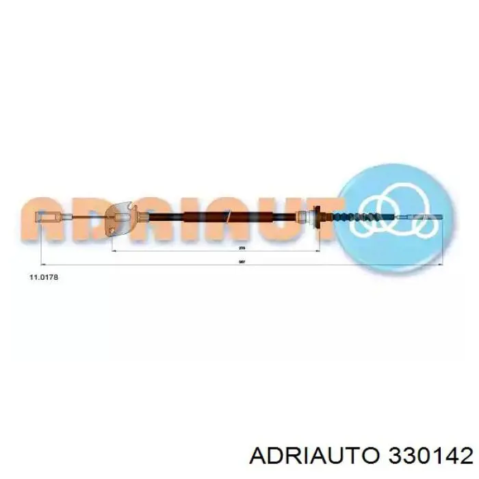 Трос зчеплення Adriauto 330142 ціна, від 6.75 USD