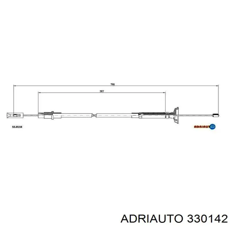 Трос зчеплення 330142 Adriauto