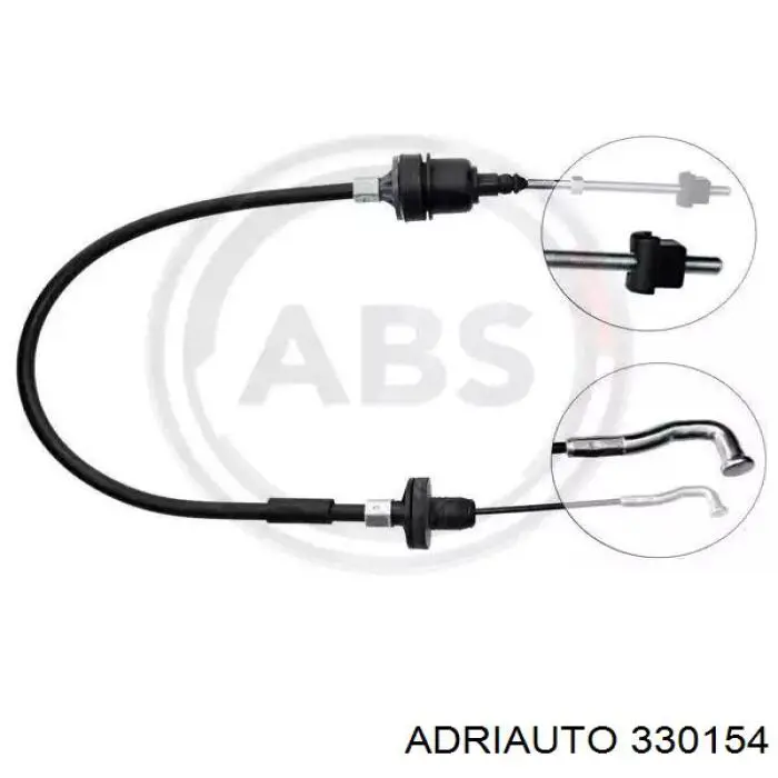 Трос зчеплення Adriauto 330154 ціна, від 5.88 USD