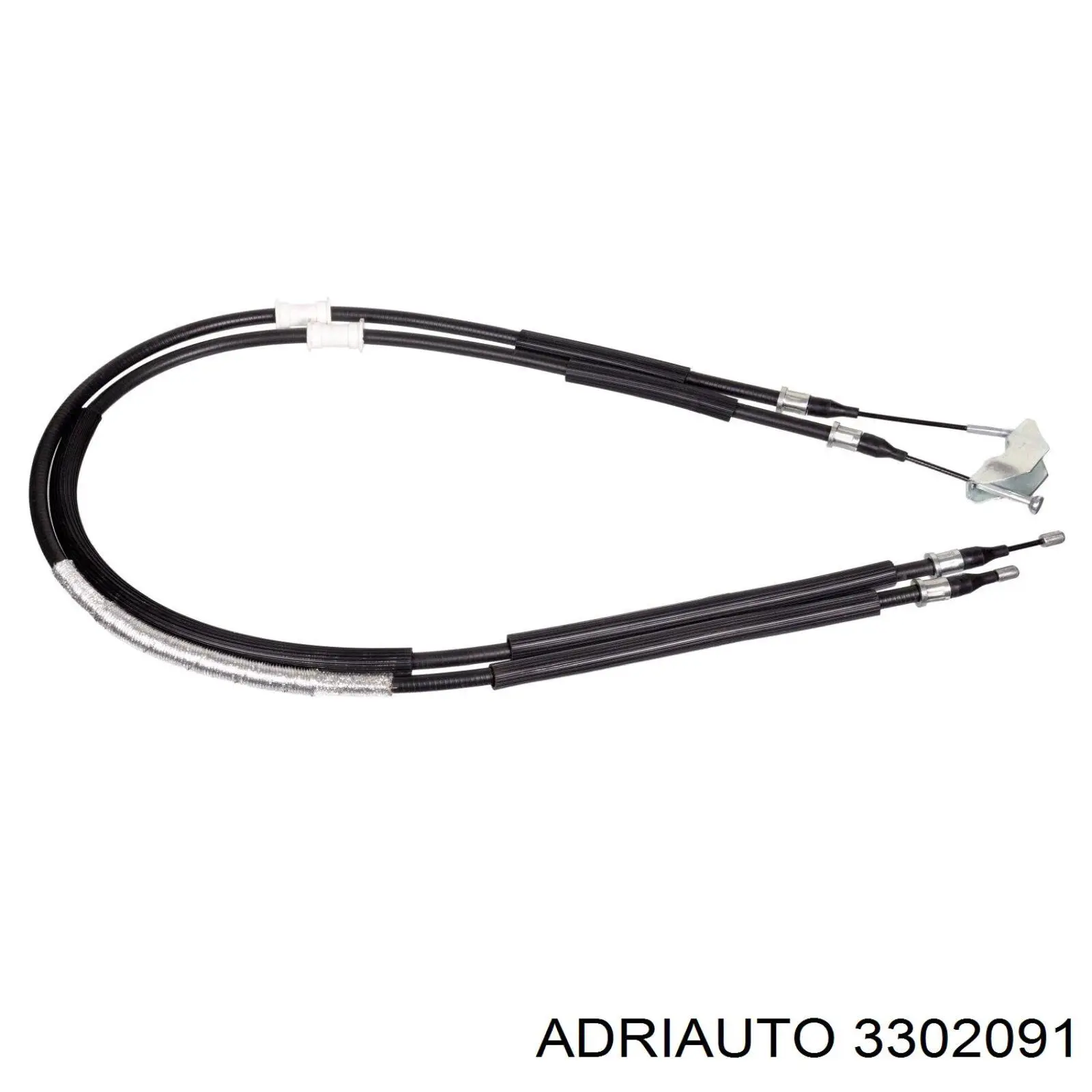 Трос ручного гальма задній, правий/лівий Adriauto 3302091 ціна, від 16.10 USD