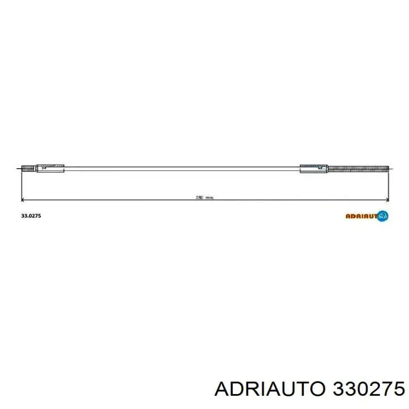 Трос стоянкового гальма передній Adriauto 330275 ціна, від 4.90 USD