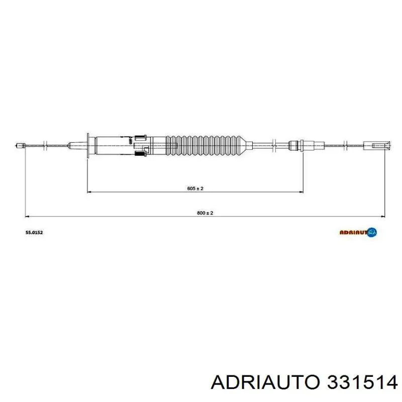 Привід спідометра Adriauto 331514