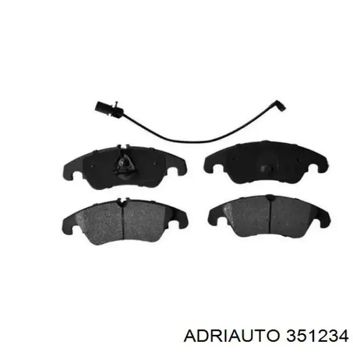 Шланг гальмівний задній Adriauto 351234 ціна, від 4.89 USD