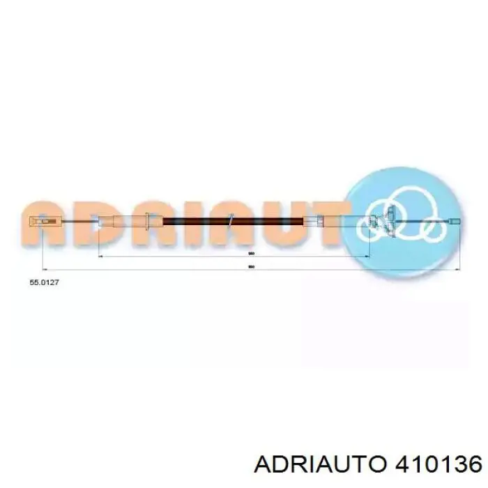 Трос зчеплення Adriauto 410136 ціна, від 5.33 USD