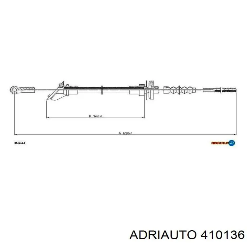 Купити 410136 Adriauto Трос зчеплення