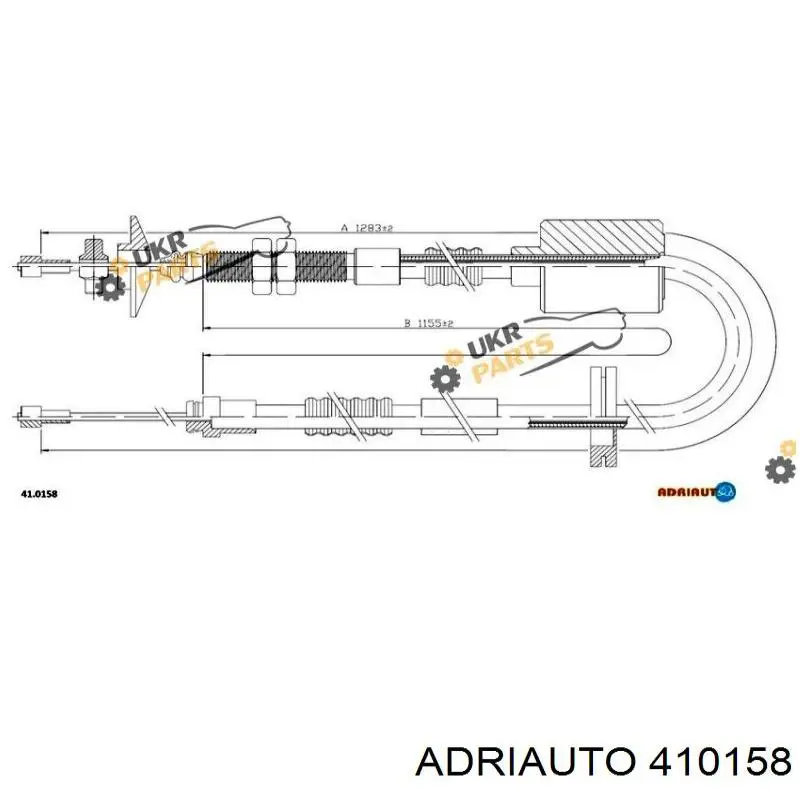 Трос зчеплення 6025103090 Renault (RVI)