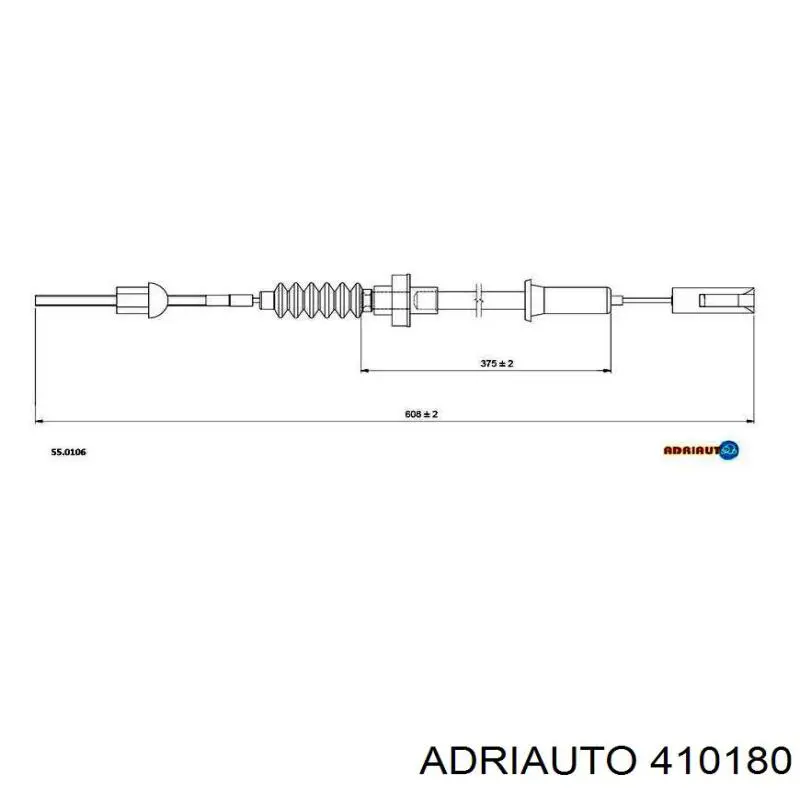 Купити 410180 Adriauto Трос зчеплення