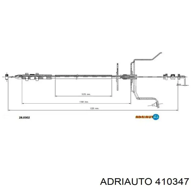 Трос акселератора Renault (RVI) 7701349815