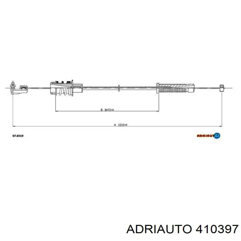 Трос газу 7700843194 Renault (RVI)
