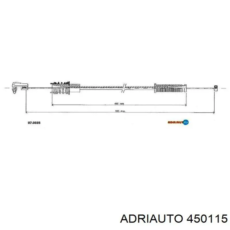 Трос зчеплення Adriauto 450115 ціна, від 5.29 USD
