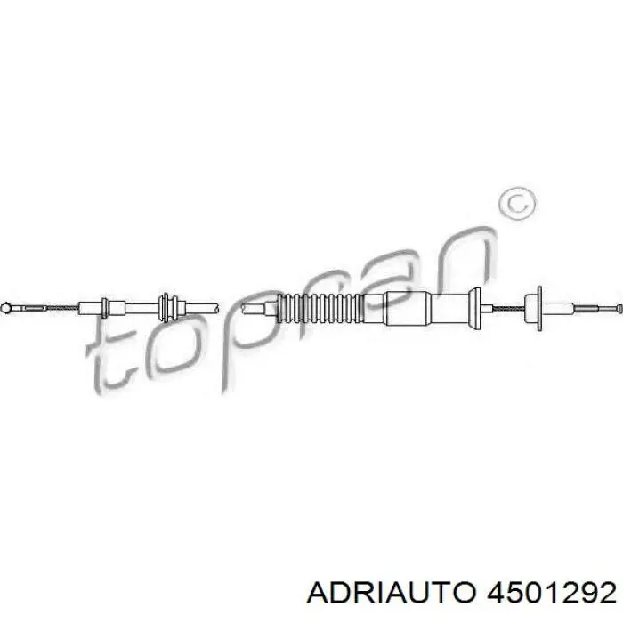 Трос зчеплення Adriauto 4501292 ціна, від 15.86 USD