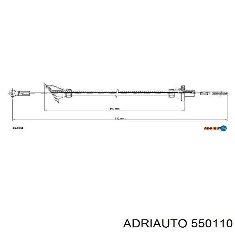 Купити 550110 Adriauto Трос зчеплення