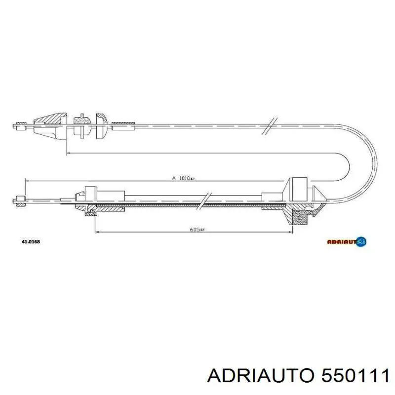 550111 Adriauto Трос зчеплення