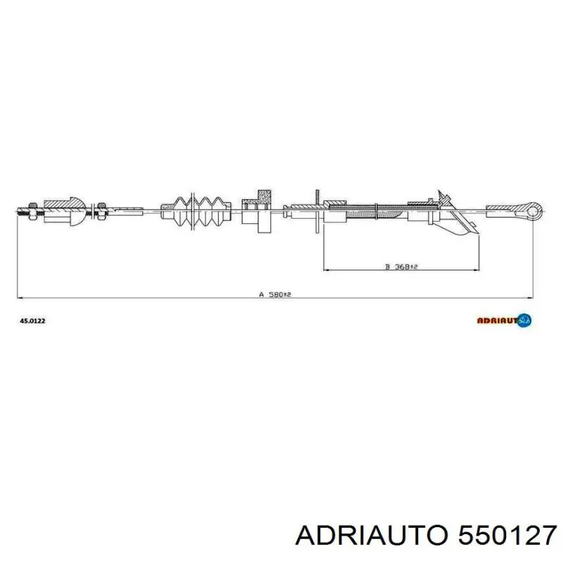 Трос зчеплення Adriauto 550127 ціна, від 5.99 USD