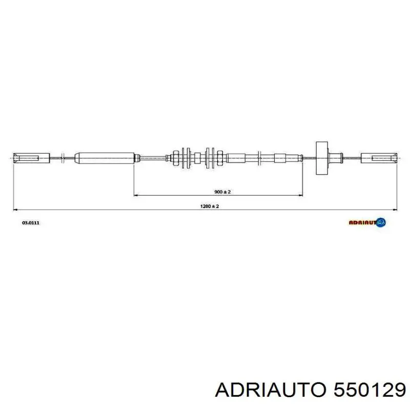 550129 Adriauto трос зчеплення