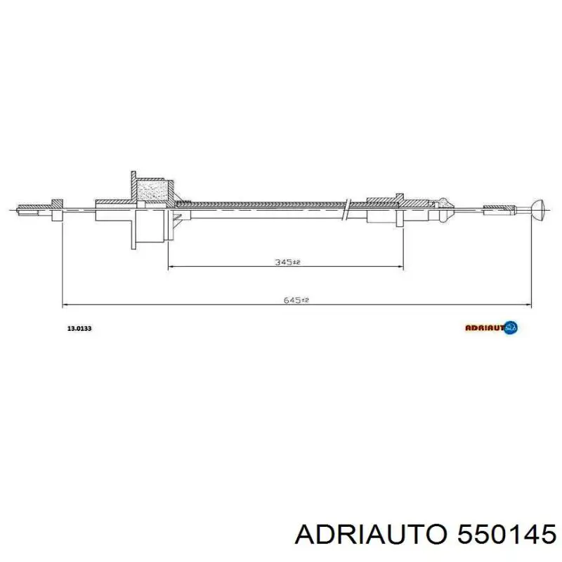Трос зчеплення Adriauto 550145 ціна, від 8.96 USD