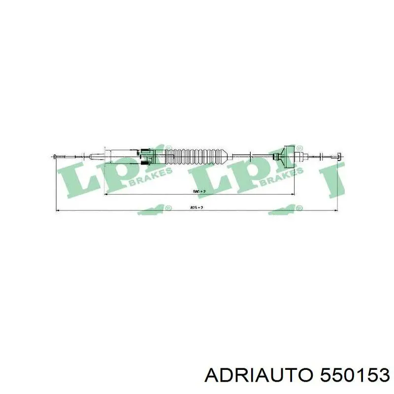 Купити 550153 Adriauto Трос зчеплення