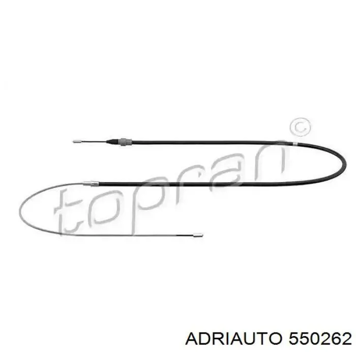 Трос ручного гальма задній, правий/лівий Adriauto 550262 ціна, від 6.62 USD