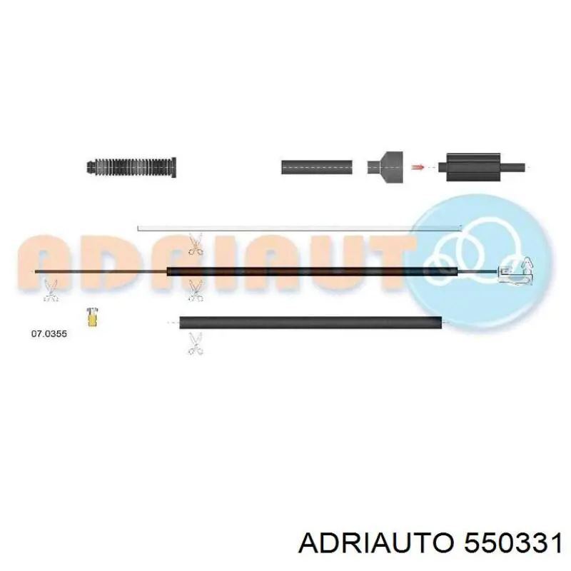 Трос газу 550331 Adriauto