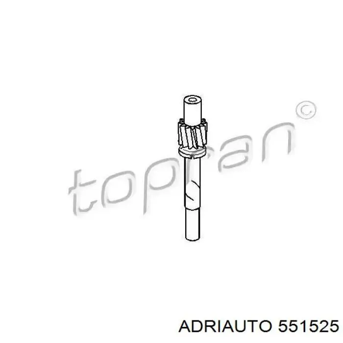 Трос спідометра 551525 Adriauto