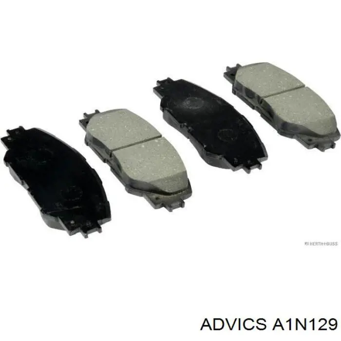 Передні тормозні колодки A1N129 Advics
