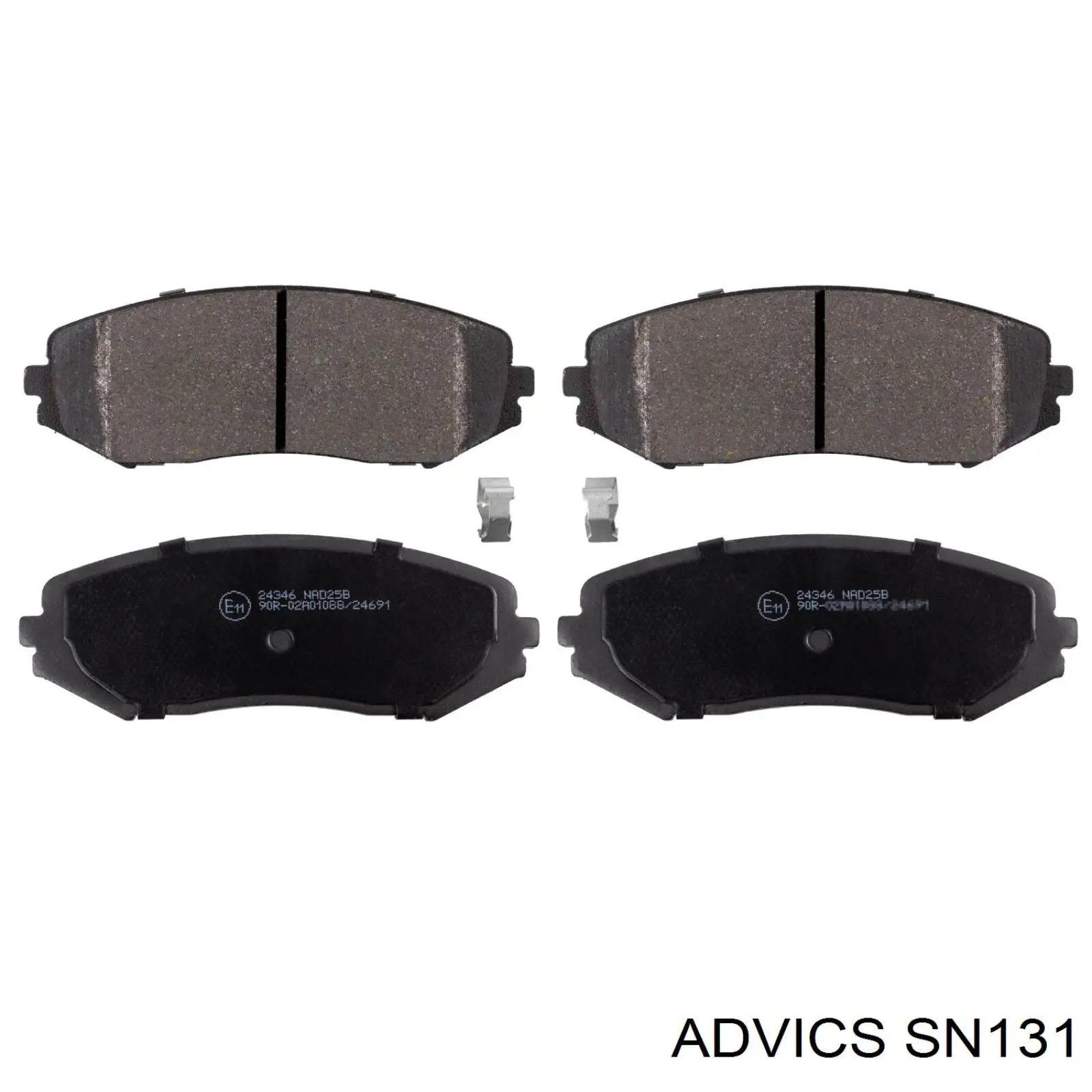 Гальмівні колодки Advics SN131 ціна, від 21.78 USD