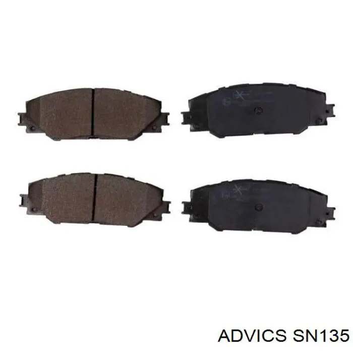 Гальмівні колодки Advics SN135 ціна, від 20.97 USD