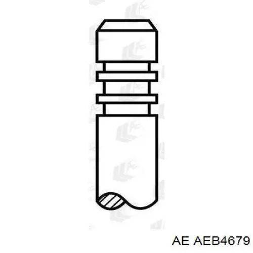 Вкладиші колінвала, шатунні, комплект, стандарт (STD) AEB4679 AE