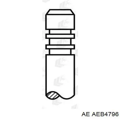 Вкладиші шатунні AEB4796 AE