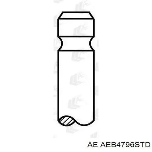 Шатунні вклалиші колінвала STD AE AEB4796 ціна, від 19.56 USD
