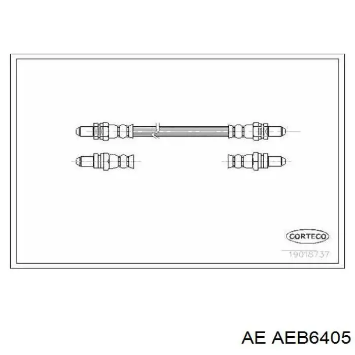 Купити AEB6405 AE Вкладиші коленвала шатунні