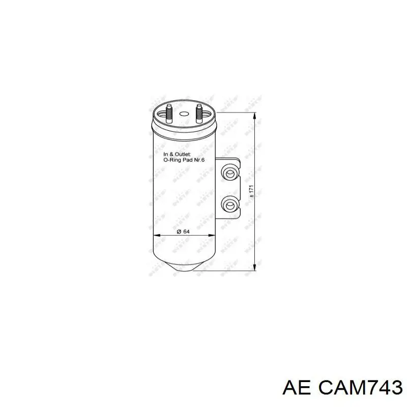 Купити CAM743 AE Розподільний вал впускний