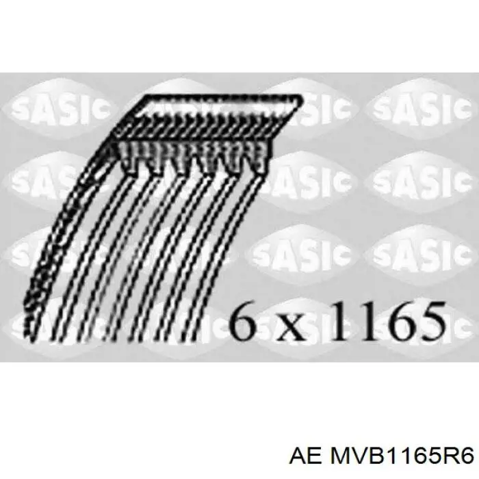 MVB1165R6 AE Поліклиновий ремінь