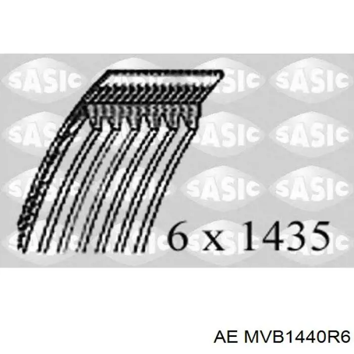 MVB1440R6 AE Поліклиновий ремінь