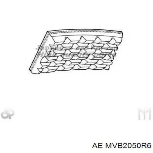 Ремінь генератора MVB2050R6 AE