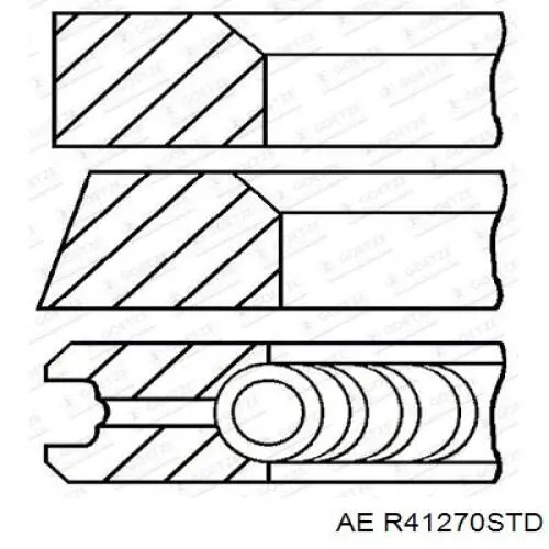 Поршні і шатуни Mopart 02430300 ціна, від 30.60 USD